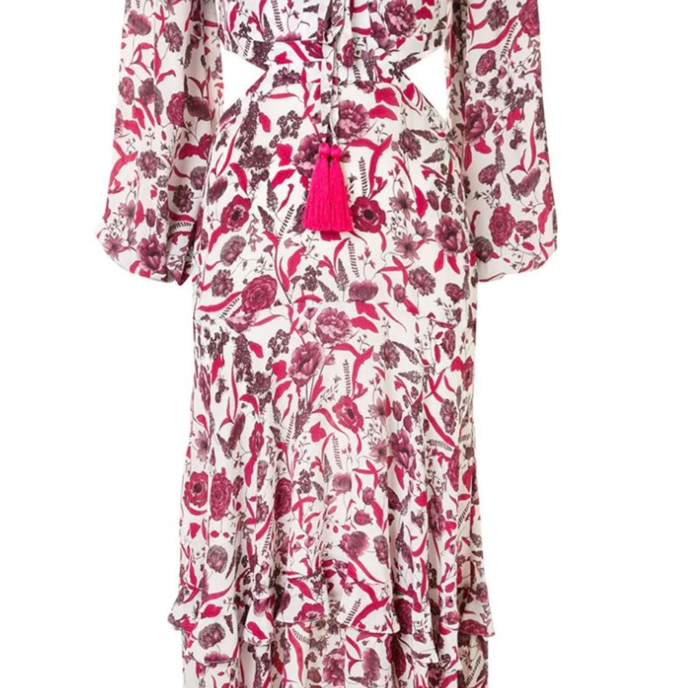 NAKKITA FLORAL PRINTED ALEXIS DRESS